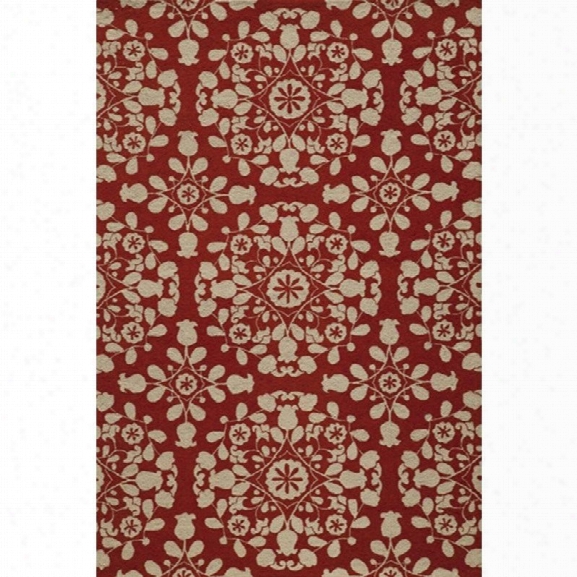 Momeni Suzani Hook 8' X 10' Rug In Red