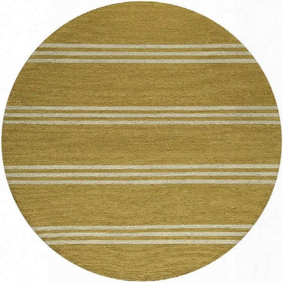 Momeni Veranda 9' X 9' Round Rug In Lemon