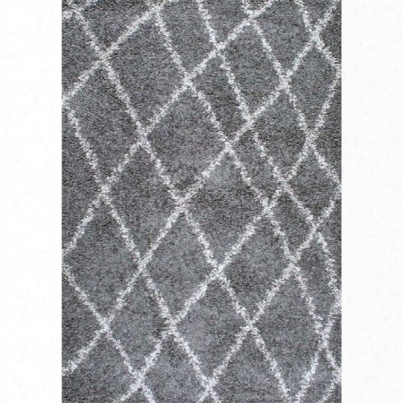 Nuloom 10'6 X 14' Alvera Easy Shag Rug In Gray