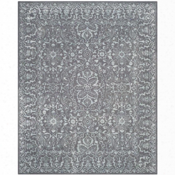 Safavieh Glamour 8' X 10' Hand Tufted Wool Pile Rug In Opal And Gray