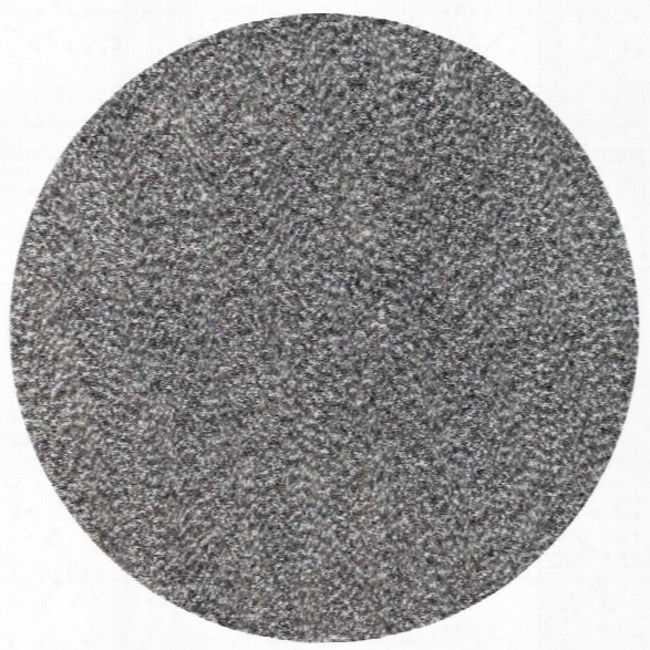 Loloi Callie 7'10 Round Hand Tufted Wool Shag Rug In Slate