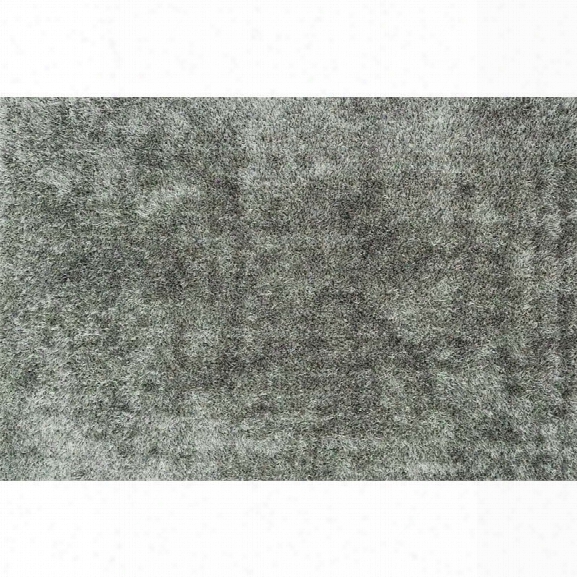 Loloi Carrera 7'9 X 9'9 Haand Tufted Shag Rug In Steel