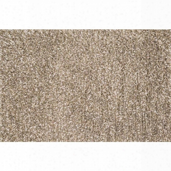 Loloi Cleo 5' X 7'6 Hand Woven Shag Rug In Stone