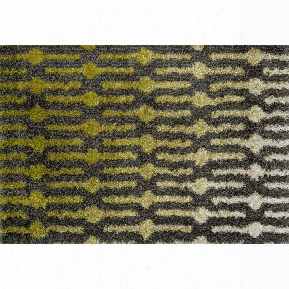 Loloi Cosma 7'7 X 10'5 Power Loomed Rug In Green And Gray
