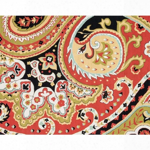 Loloi Francesca 7'6 X 9'6 Hand Hooked Rug In Red And Black