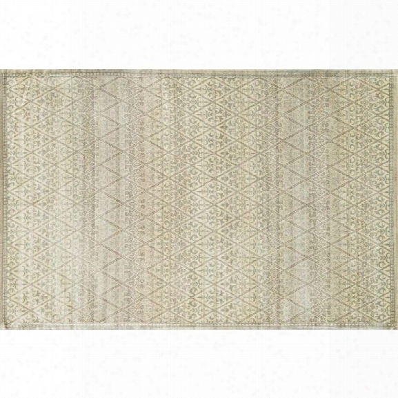 Loloi Nyla 5' X 7'6 Power Loomed Rug In Slate And Gold