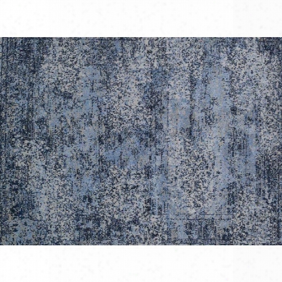 Lolo Iviera 9'2 X 12'7 Power Loomed Rug In Blue And Gray