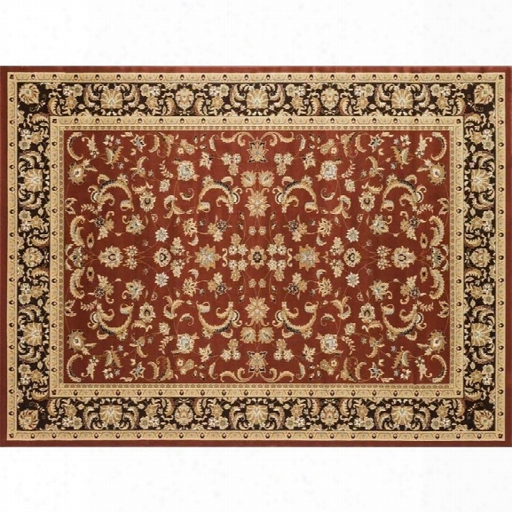 Loloi Welbourne 11'2 X 14'6 Power Loomed Rug In Paprika And Coffee