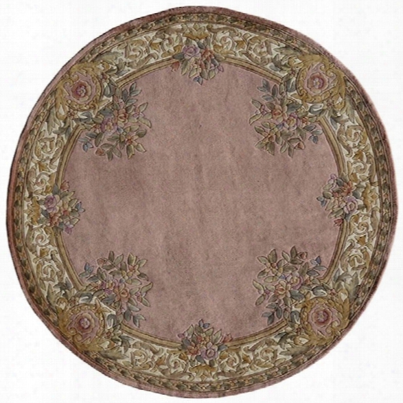 Momeni Harmony 7'9 X 7'9 Round Rug In Rose