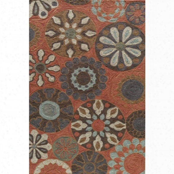 Momeni Summit 8' X 10' Rug In Terra Cott