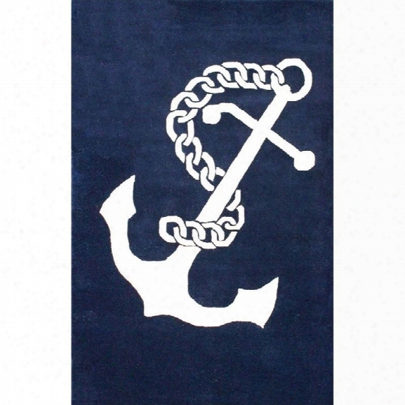 Nuloom 8' 6 X 11' 6 Hand Tufted Set Sail Rug In Navy