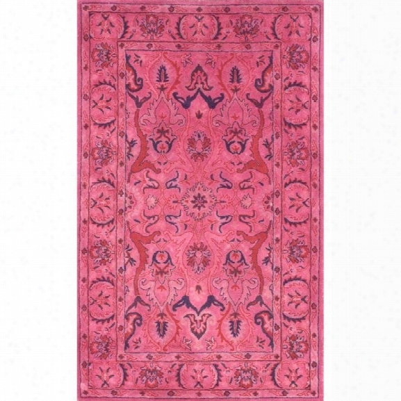 Nuloom 8'6 X 11'6 Hand Tufted Kimberly Overdyed Style Rug In Pink