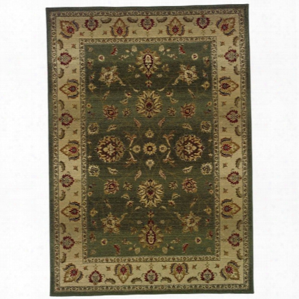 Oriental Weavers Genesis 9'9 X 12'2 Machine Woven Rug In Green