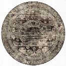 Loloi Anastasia 9'6 Round Rug in Granite