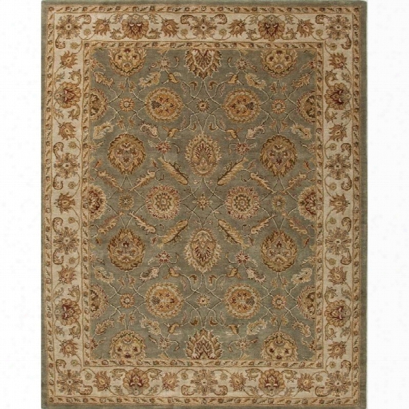 Jaipur Rugs Mythos 12' X 15' Hand Tufted Wool Rug In Green And Ivory