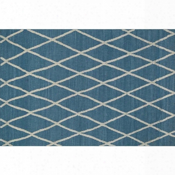 Loloi Adler 9'3 X 13' Hand Woven Wool Rug In Azure