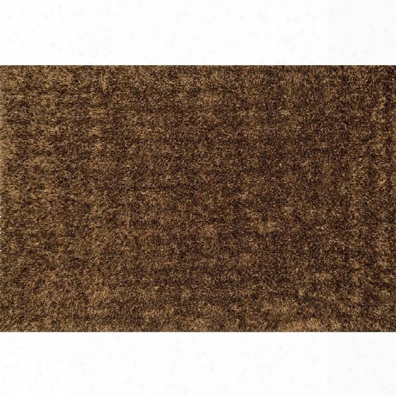 Loloi Carrera 7'9 X 9'9 Hand Tufted Shag Rug In Brown