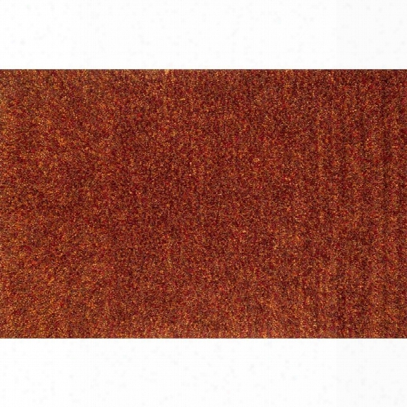 Loloi Dion 7'6 X 9'6 Hand Woven Shag Rug In Rust