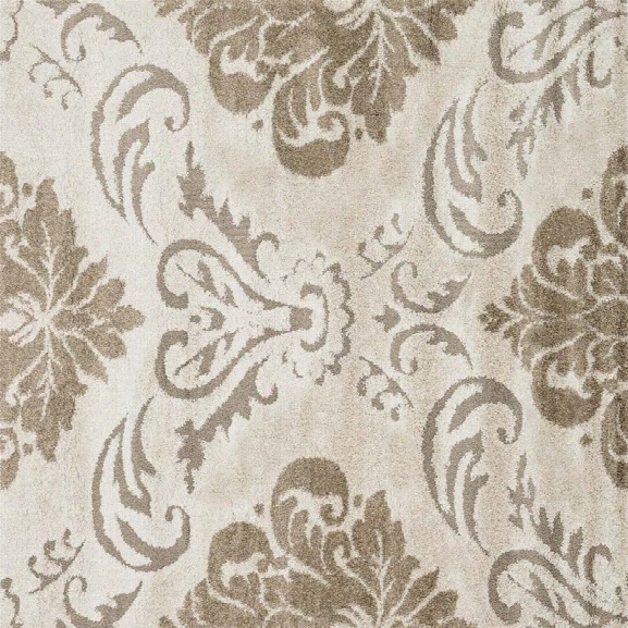 Loloi Enchant 7'7 Square Power Loomed Rug In Ivory And Beige