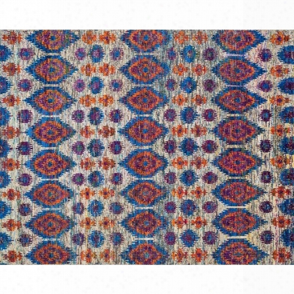 Loloi Giselle 9'6 X 13'6 Hand Knotted Silk Rug In Peacock