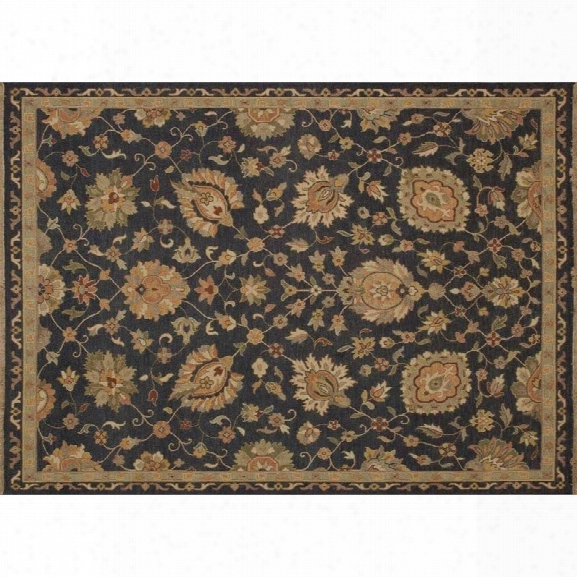 Loloi Laurent 12' X 17'6 Hand Knotted Wool Rug In Charcoal