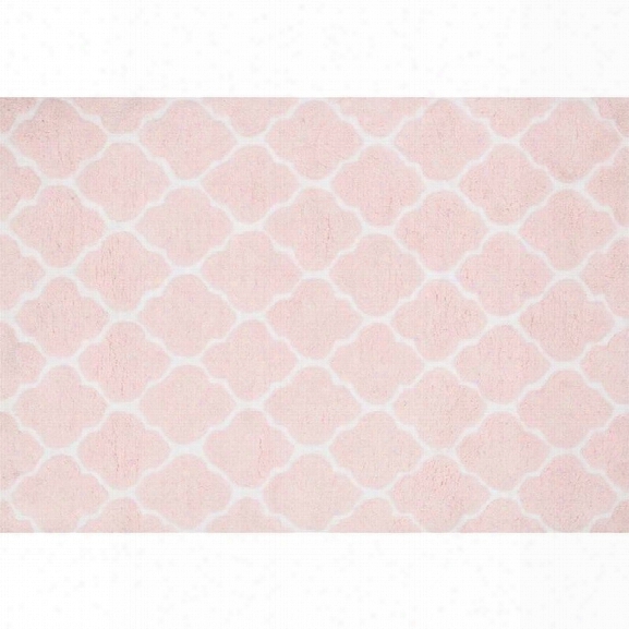 Loloi Lola 7'3 X 9'3 Microfiber Shag Rug In Blush And Ivory