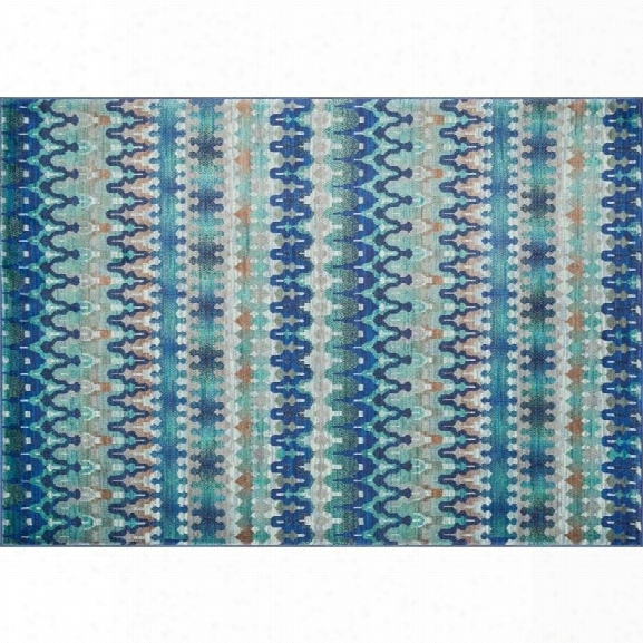 Loloi Madeline 7'7 X 10'5 Power Loomed Rug In Blue