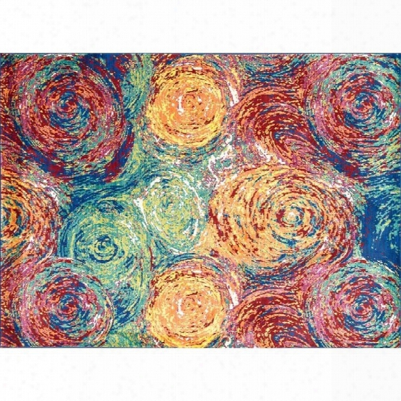 Loloi Madeline 7'7 X 10'5 Power Loomed Rug In Fiesta