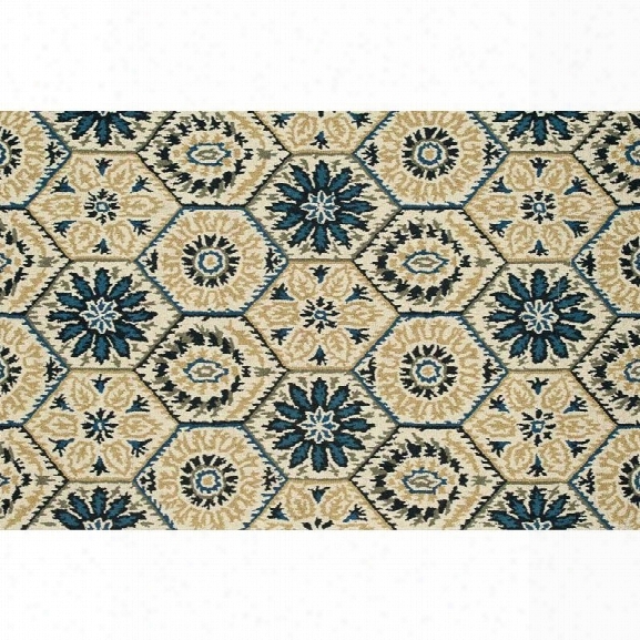 Loloi Taylor 9'3 X 13' Hand Tufted Wool Rug In Ivory And Navy
