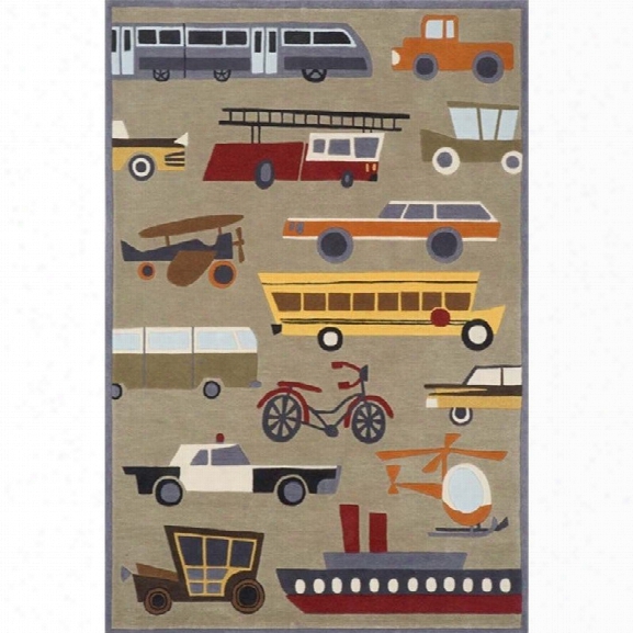 Momeni Lil Mo Whimsy 8' X 10' Rug In Concrete