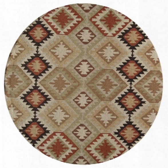 Momeni Veranda 9' X 9' Round Rug In Black