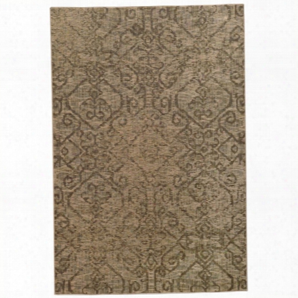 Oriental Weavers Heritage 9'10 X 12'10 Machine Woven Rug In Beige