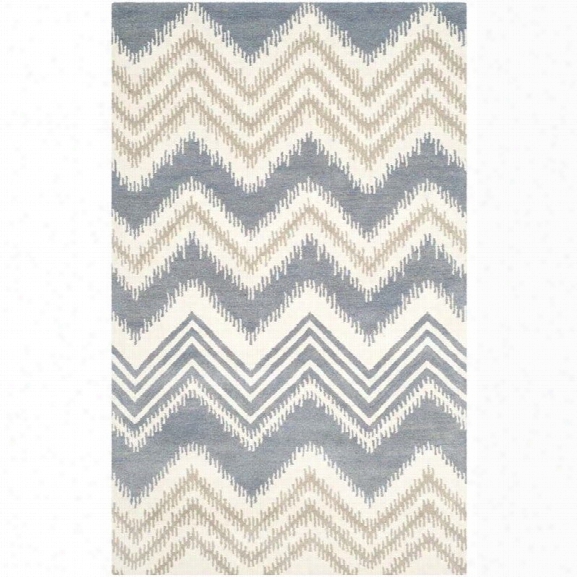 Safaviehc Apri Blue Contemporary Rug - 8' X 10'