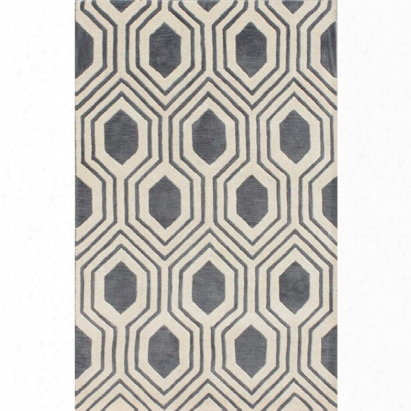 Safavieh Chatham 8' X 10' Hand Tufter Wool Rug In Gray And Ivory