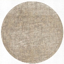 Loloi Florence 9'6 Round Rug in Stone and Ivory