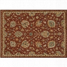 Loloi Laurent 4' x 6' Hand Knotted Wool Rug in Rust