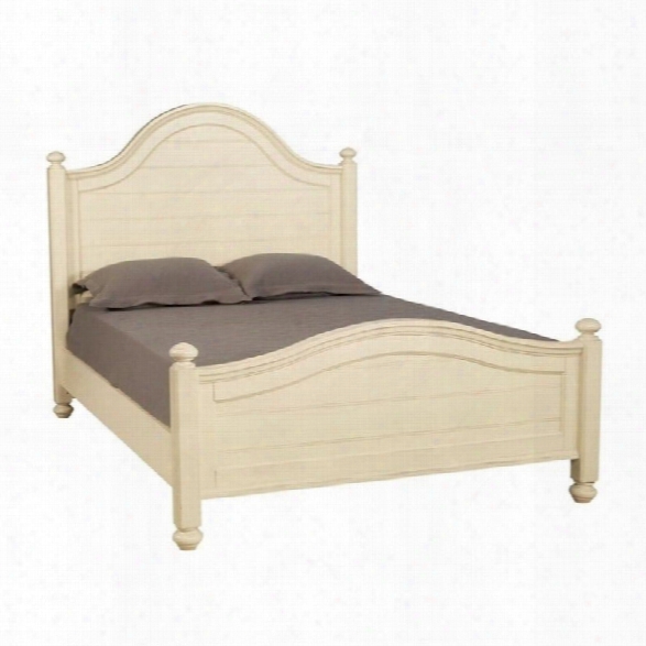 American Drew Camden Panel Bed In Buttermilk Finish-king