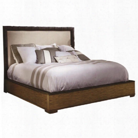 American Drew Grove Point California King Panel Bed In Chocolate