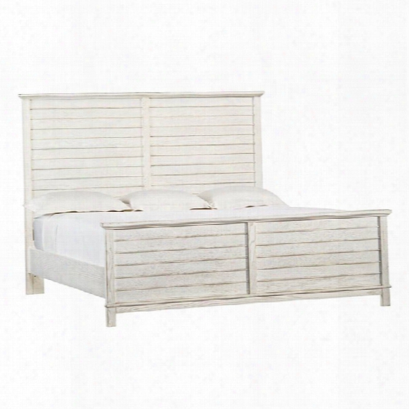 Coastal Living Resort Cape Comber Platform Bed California King In Nautical White