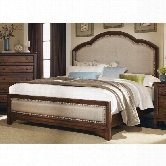 Coaster Laughton California King Upholstered Bed In Cocoa Brown