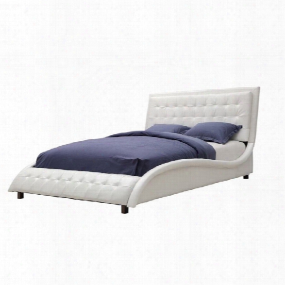 Coaster Tully King Upholstered Bed In White