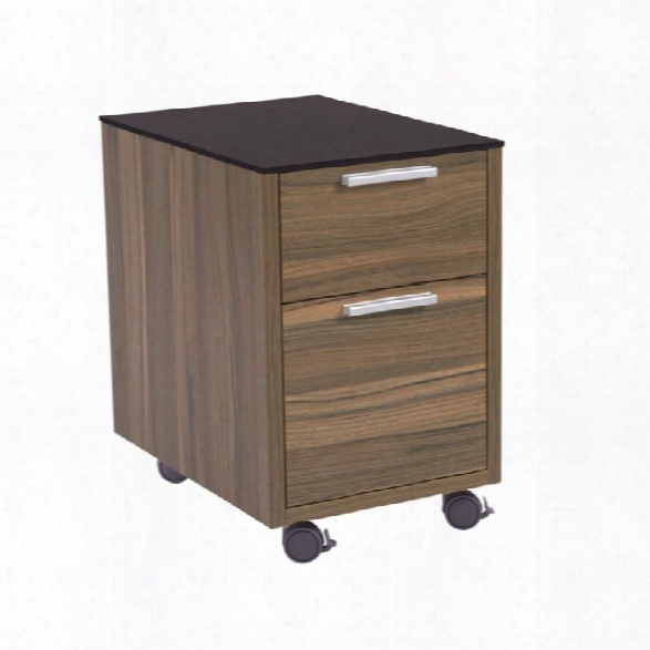 Eurostyle Hart 2 Drawer File Cabinet In Black