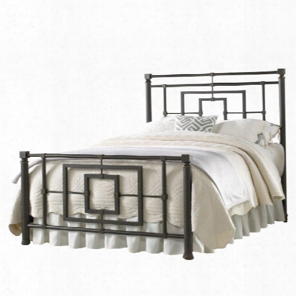 Fashion Bed Sheridan King Metal Bed In Blackened Bronze