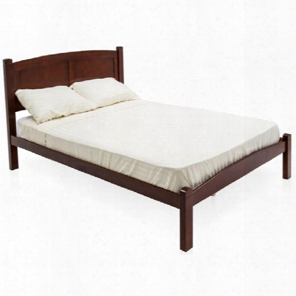 Furniture Of America Cara Full Platform Panel Bed In Cherry