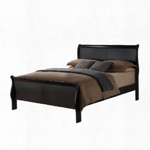 Furniture Of America Cedric California King Sleigh Bed In Black