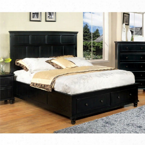 Furniture Of America Jayleen California King Platform Bed In Black