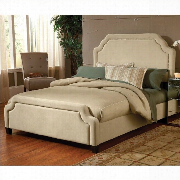 Hillsdale Carlyle Upholstered Bed In Buckwheat-queen
