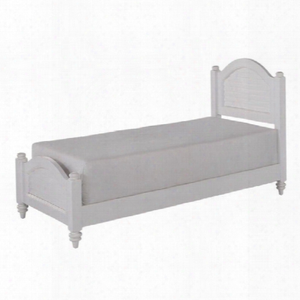 Home Styles Bermuda Wood Twin Bed In White