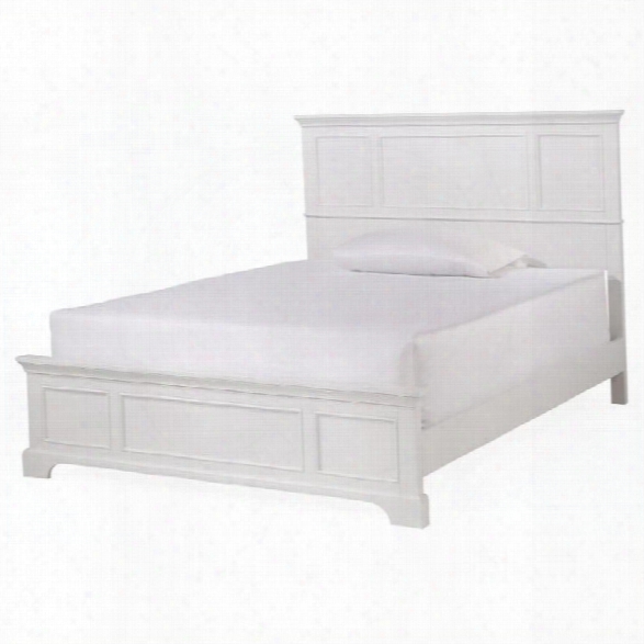 Home Styles Naples Queen Panel Bed In Off White