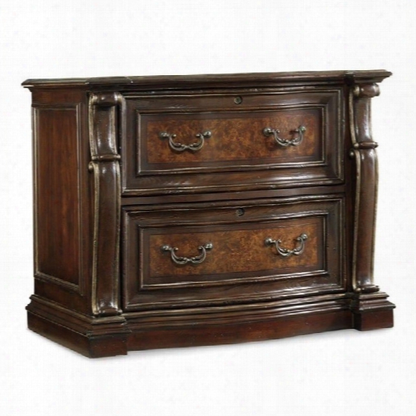 Hooker Furniture Grand Palais 2-drawer Lateral File In Dark Walnut